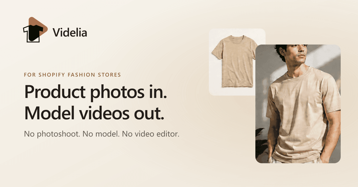 Videlia Review 2026: AI Fashion Model Videos from Shopify Product Photos