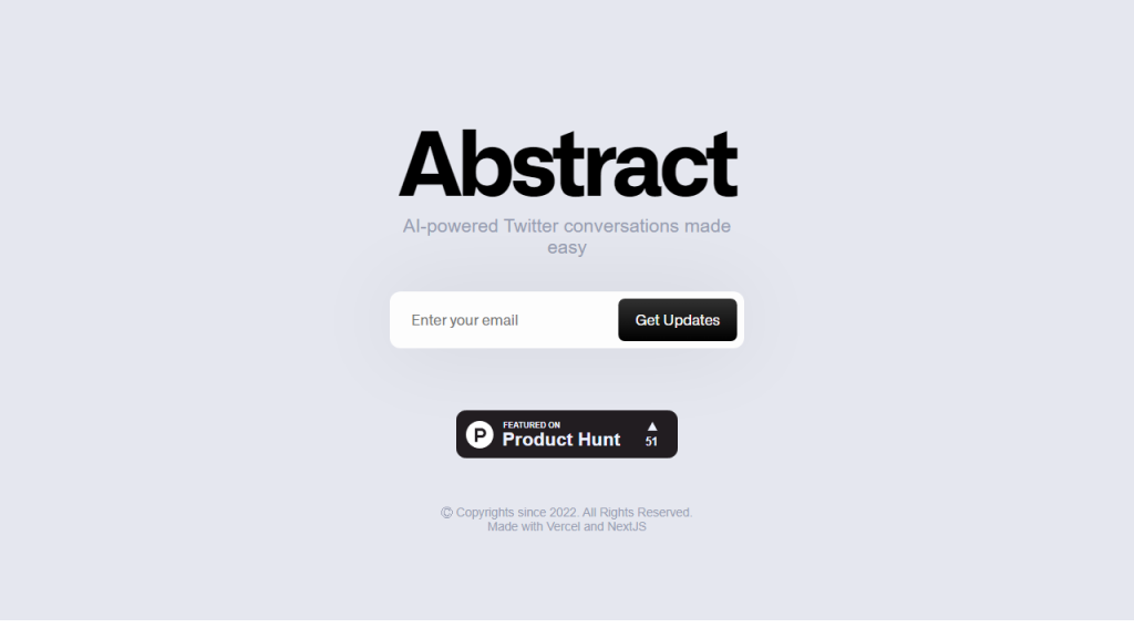 Abstract - AI Technology Solution