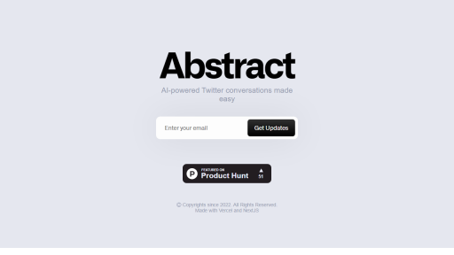 Abstract - AI Technology Solution