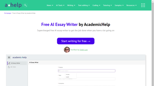 Academic Help - AI Technology Solution