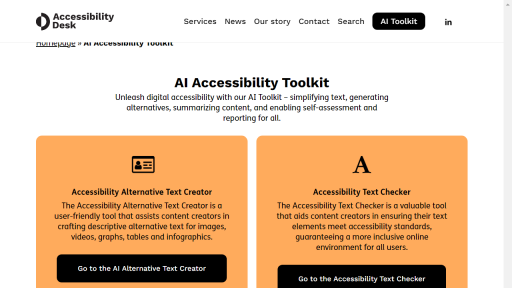 Accessibility Desk - AI Technology Solution