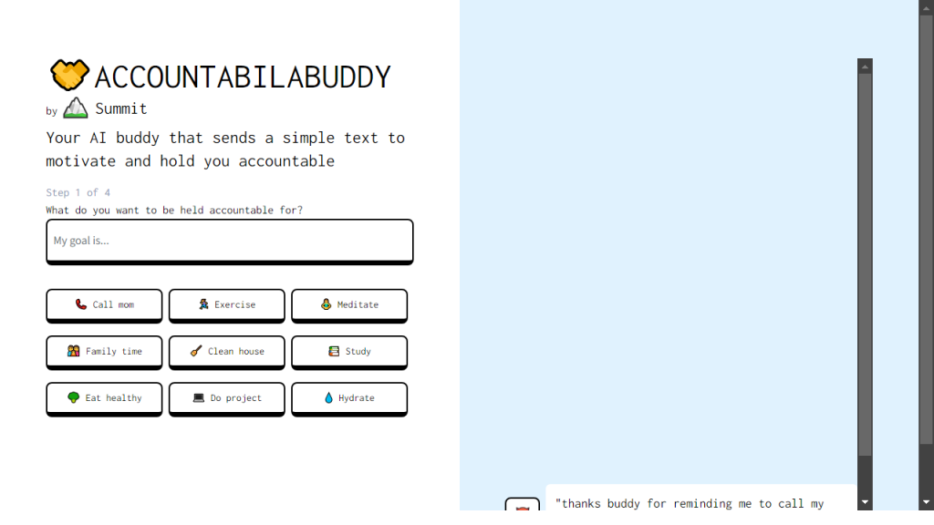 Accountabilabuddy - AI Technology Solution