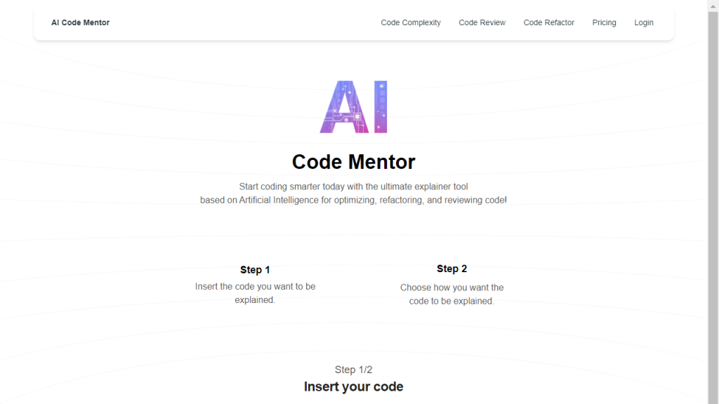 AI Code Mentor - AI Technology Solution