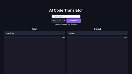 AI Code Translator - AI Technology Solution