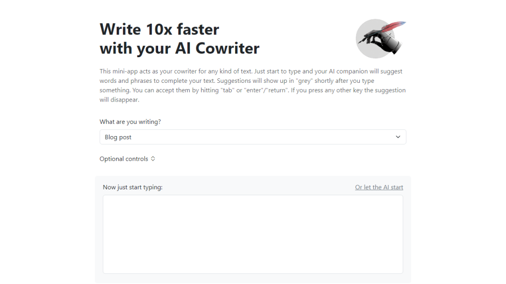 AI Cowriter - AI Technology Solution