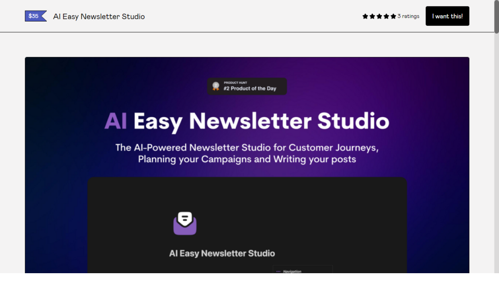 AI Easy Newsletter Studio - AI Technology Solution