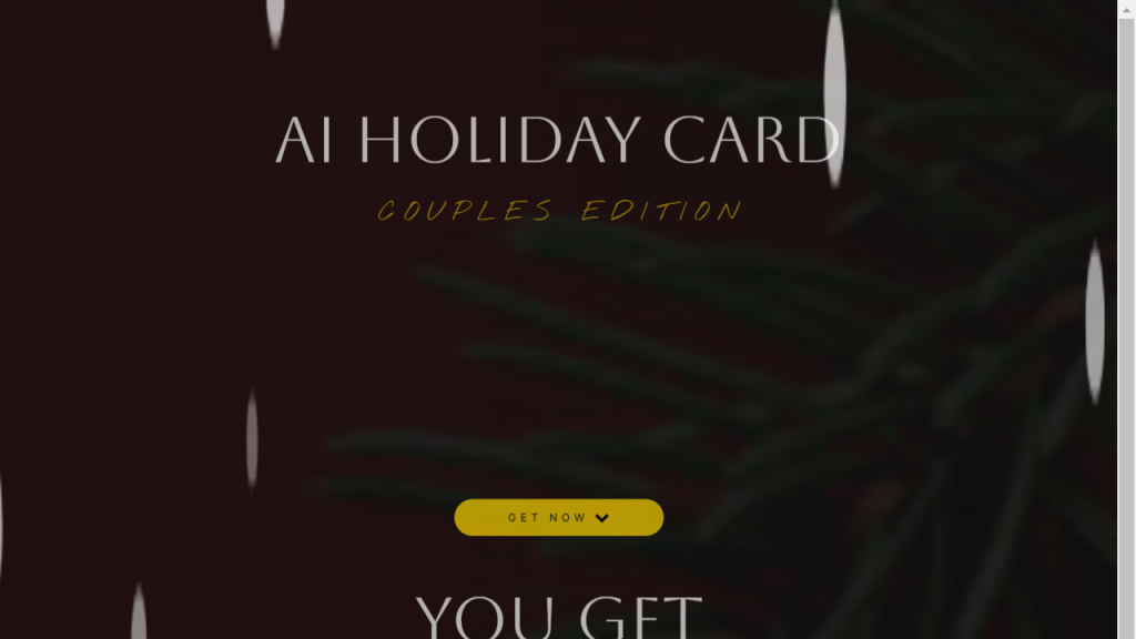 AI Holiday Cards - AI Technology Solution