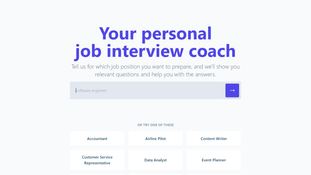 AI Interview Coach - AI Technology Solution