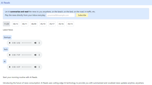 AI Reads - AI Technology Solution