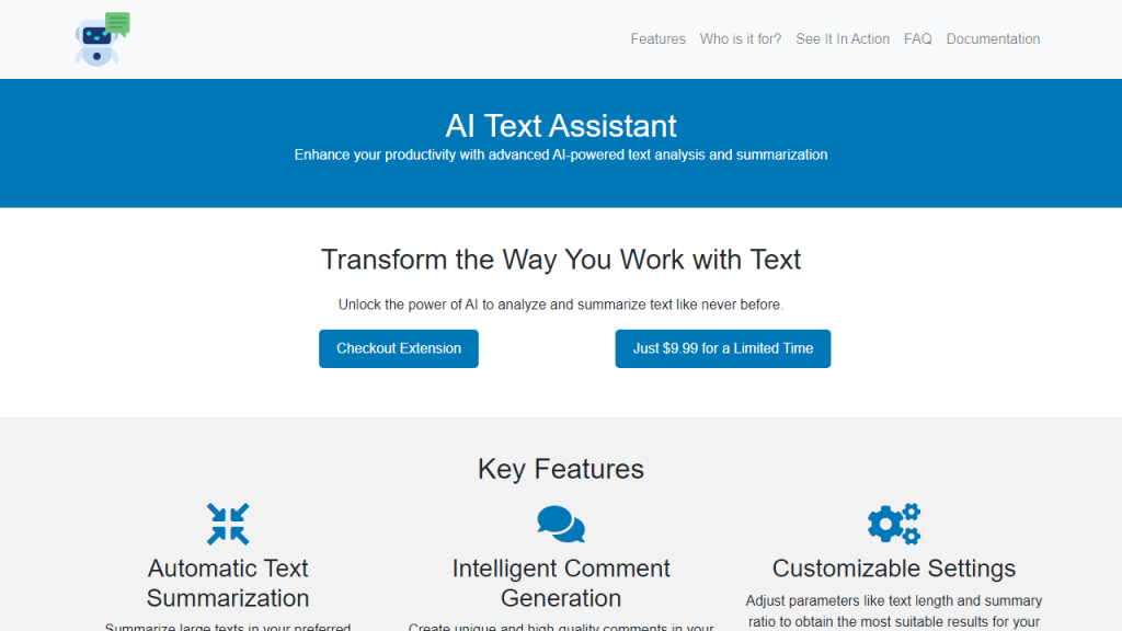 AI Text Assistant - AI Technology Solution