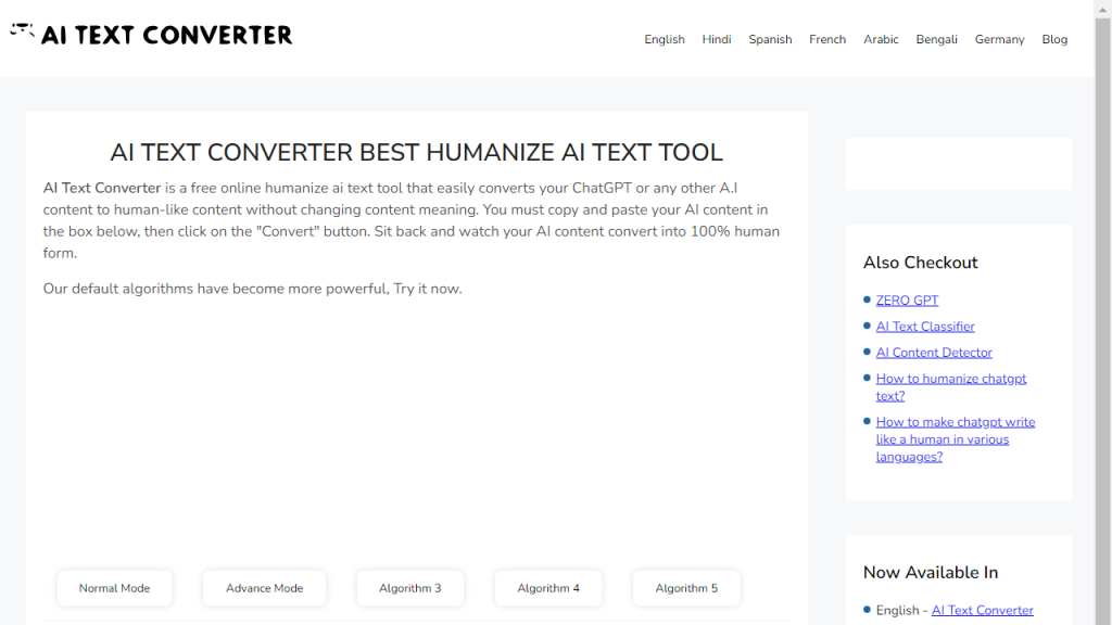 AI Text Converter - AI Technology Solution