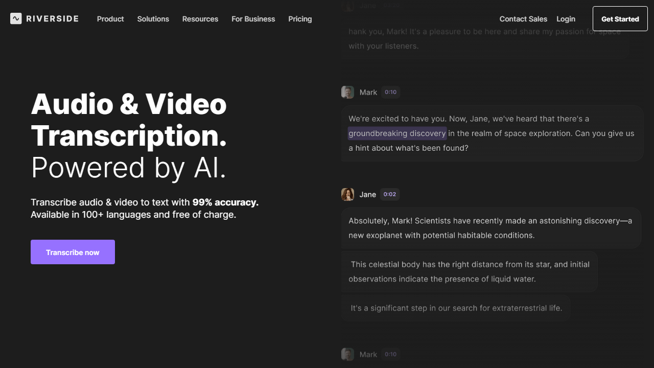 AI Transcriptions by Riverside And Other Alternative AI Tools for Video ...