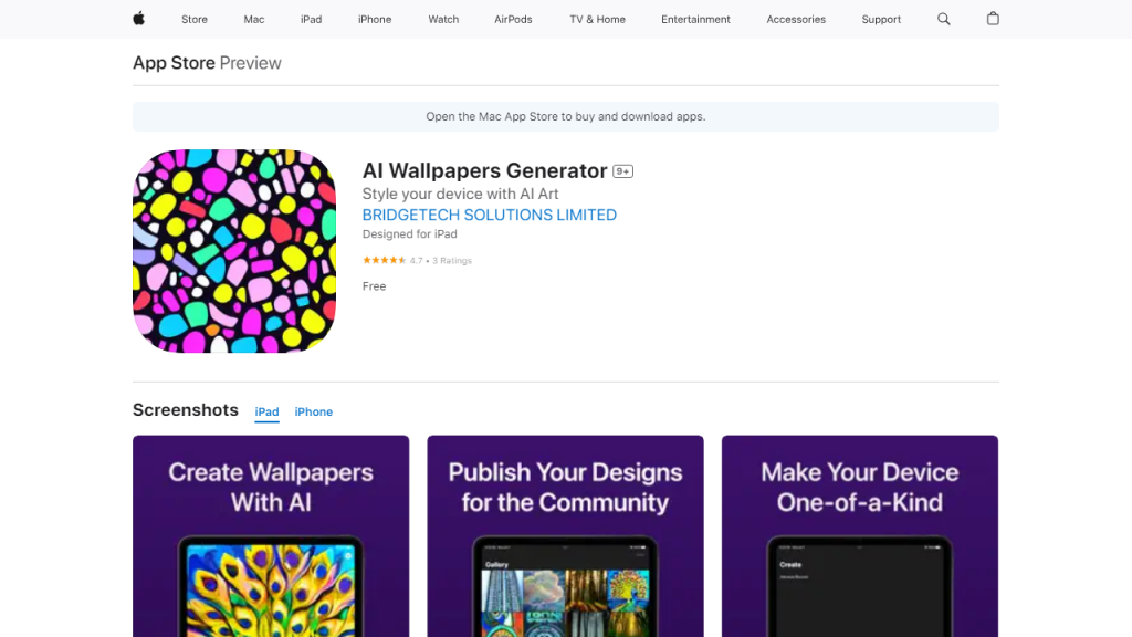 AI Wallpapers Generator - AI Technology Solution