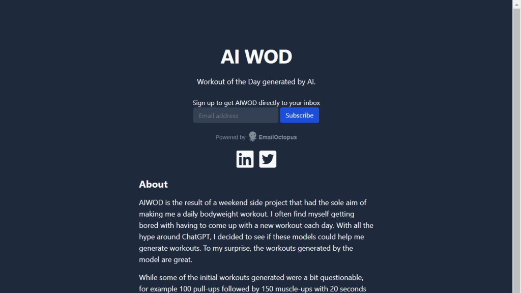 AI WOD - AI Technology Solution