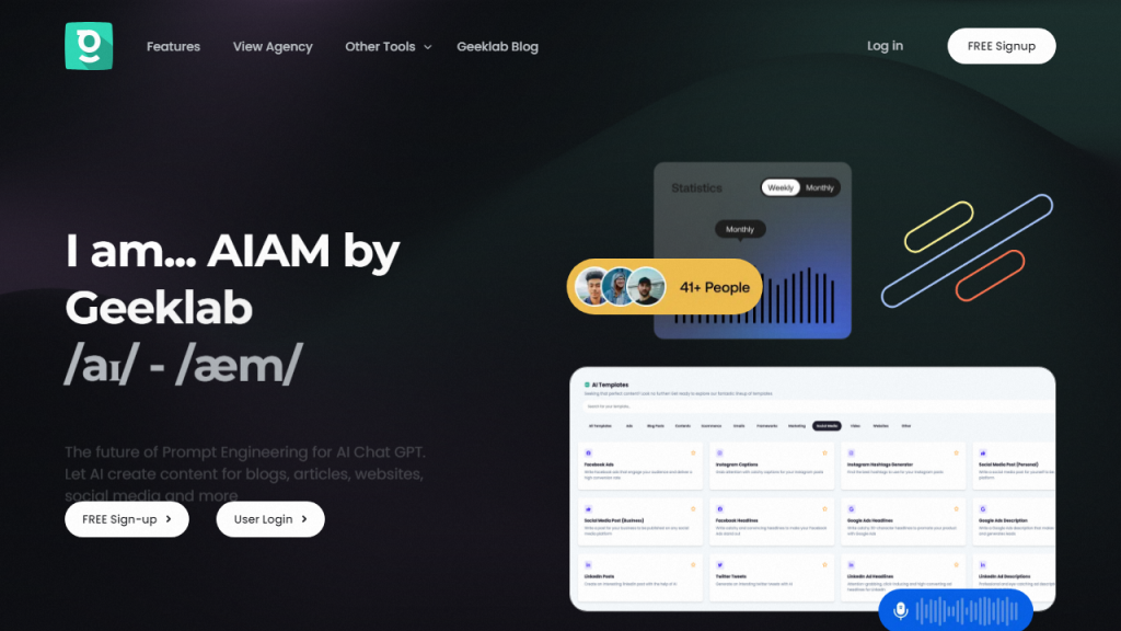 AIAM by Geeklab - AI Technology Solution