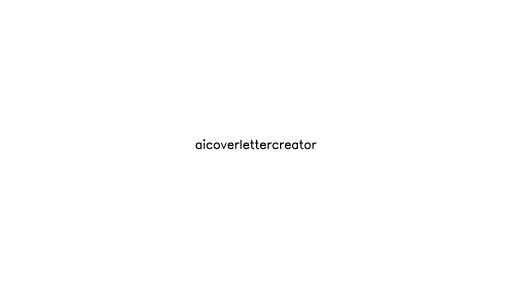 AICoverLetterCreator - AI Technology Solution