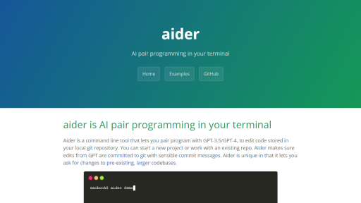 Aider Chat - AI Technology Solution