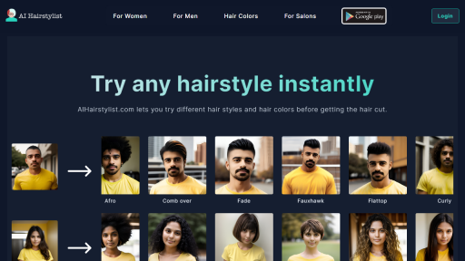 AIHairstylist - AI Technology Solution