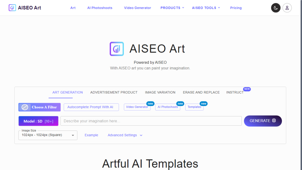 AISEO Art - AI Technology Solution