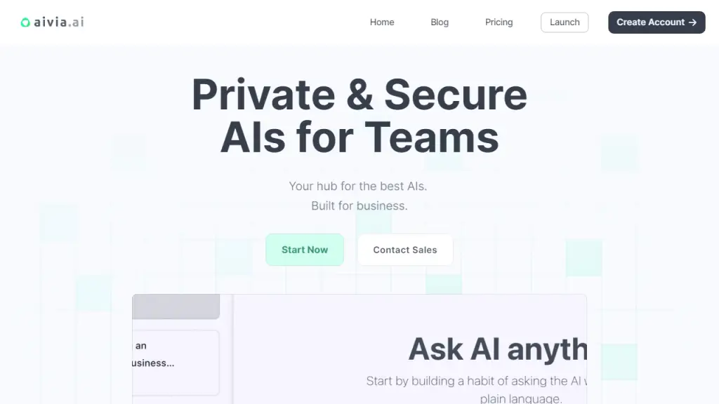 Aivia - AI Technology Solution