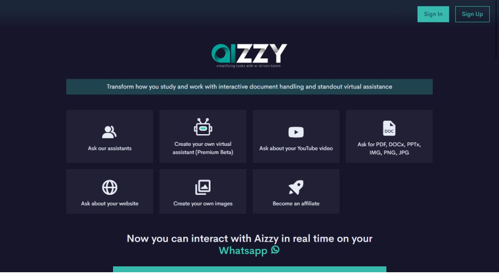 Aizzy - AI Technology Solution