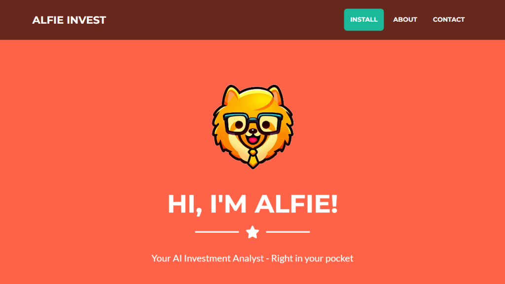 Alfie Invest - AI Technology Solution