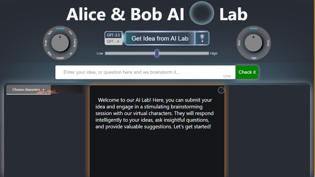 Alice and Bob - AI Technology Solution