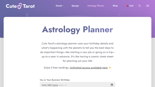 Astrology Planner - AI Technology Solution