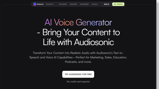 Audiosonic - AI Technology Solution