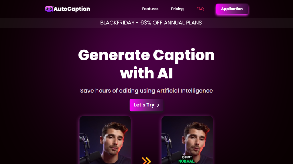 AutoCaption - AI Technology Solution