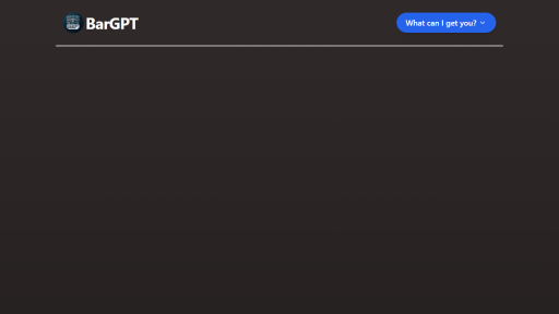 BarGPT - AI Technology Solution
