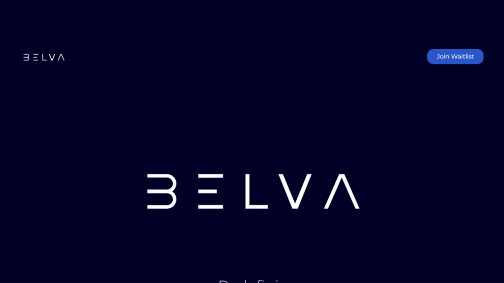 Belva - AI Technology Solution