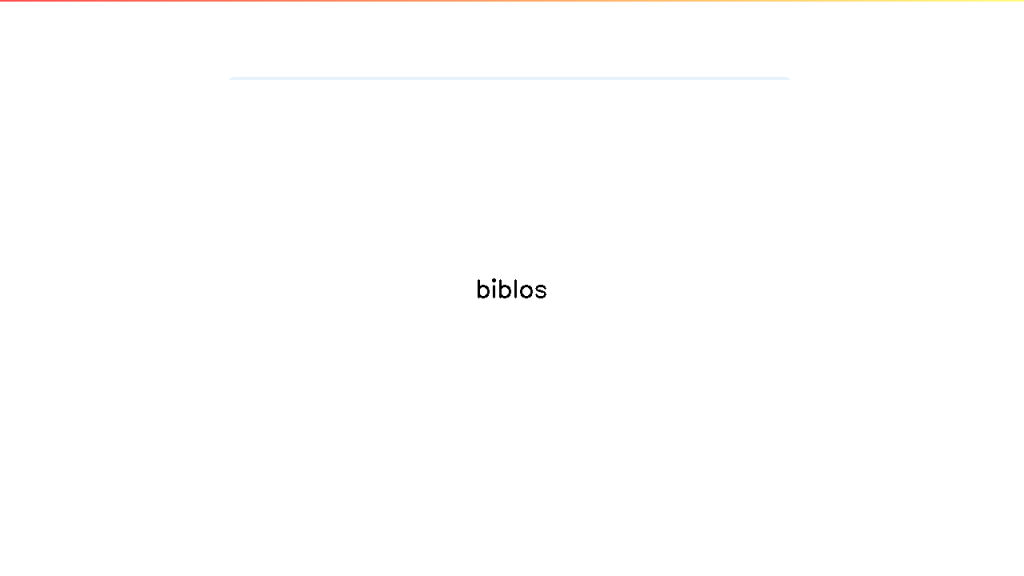 Biblos - AI Technology Solution