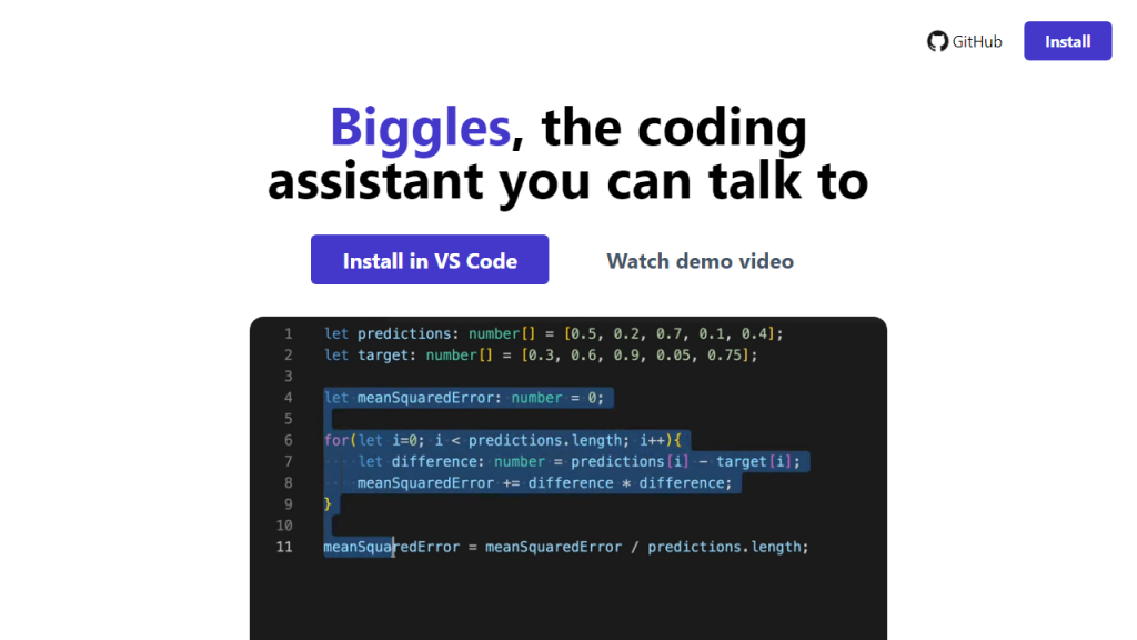 Biggles - AI Technology Solution