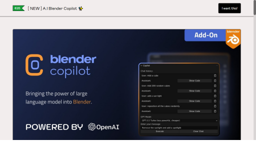 Blender Copilot - AI Technology Solution