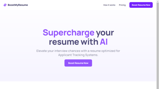 BoostMyResume - AI Technology Solution