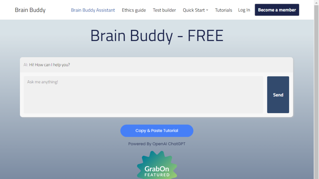 Brain Buddy - AI Technology Solution