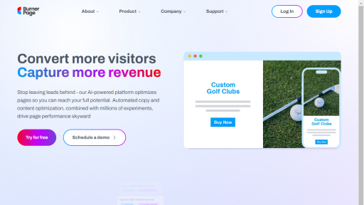 BurnerPage - AI Technology Solution