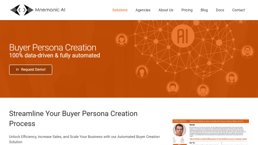 Buyer Persona by Mnemonic - AI Technology Solution