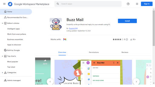 Buzz Mail - AI Technology Solution