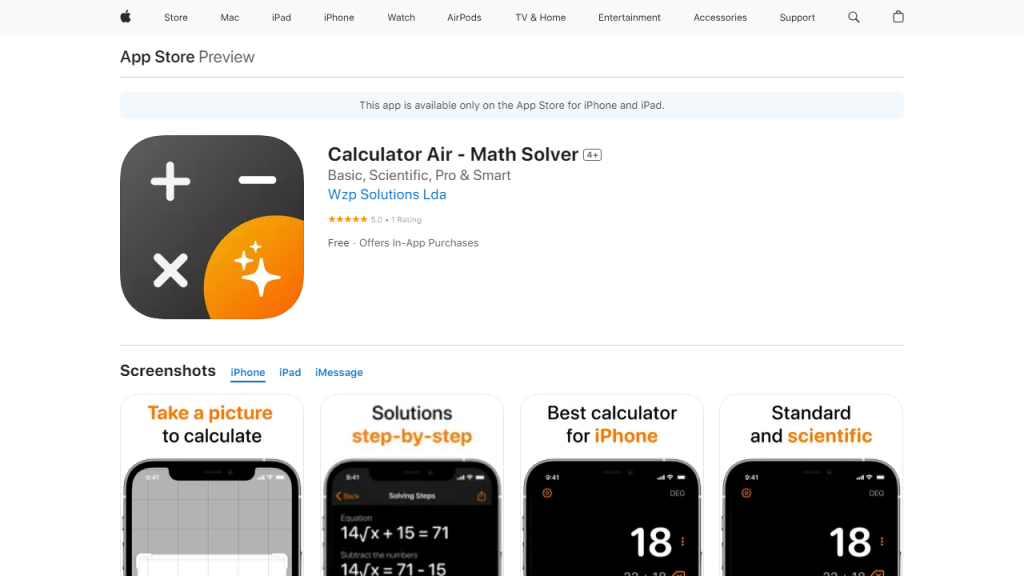 Calculator Air - AI Technology Solution