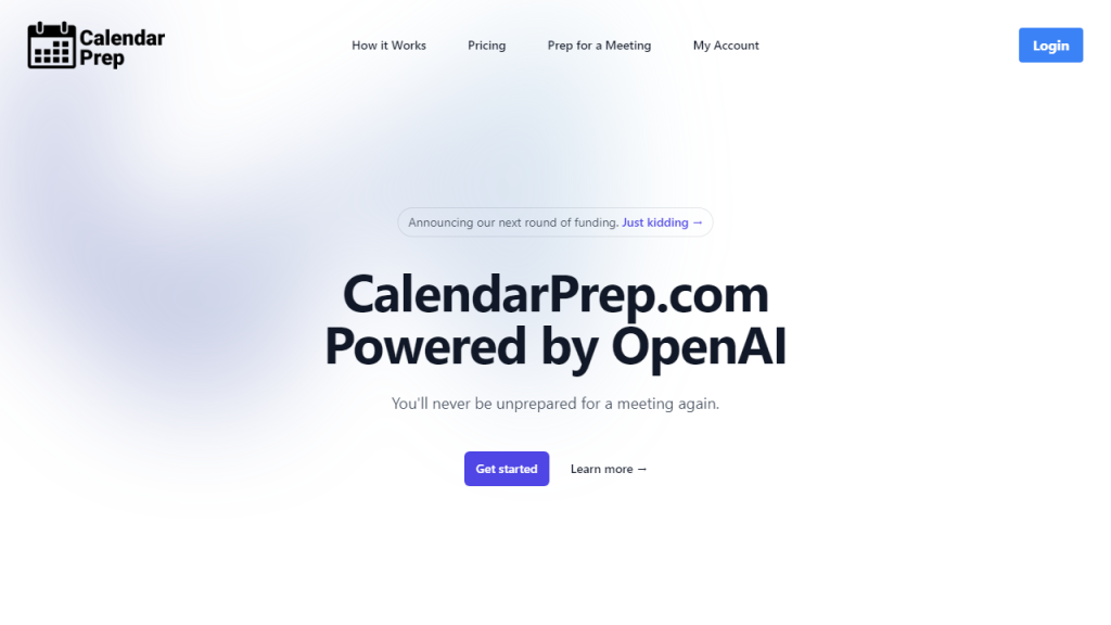 CalendarPrep - AI Technology Solution