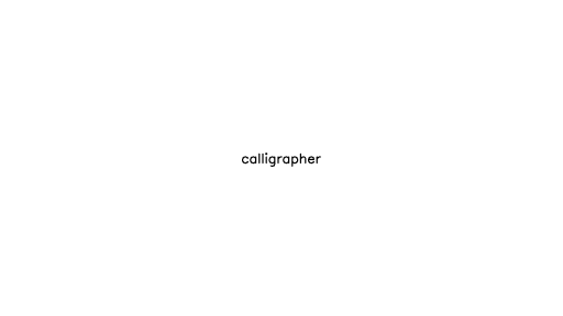 Calligrapher - AI Technology Solution