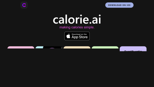 CalorieAI - AI Technology Solution
