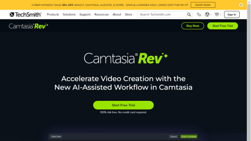 Camtasia Rev - AI Technology Solution