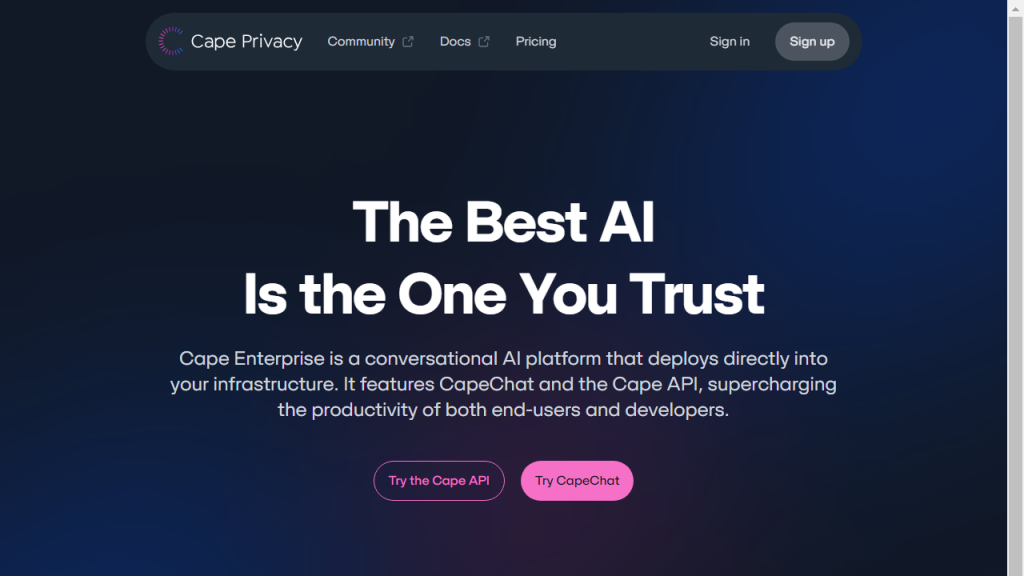 Capeprivacy - AI Technology Solution