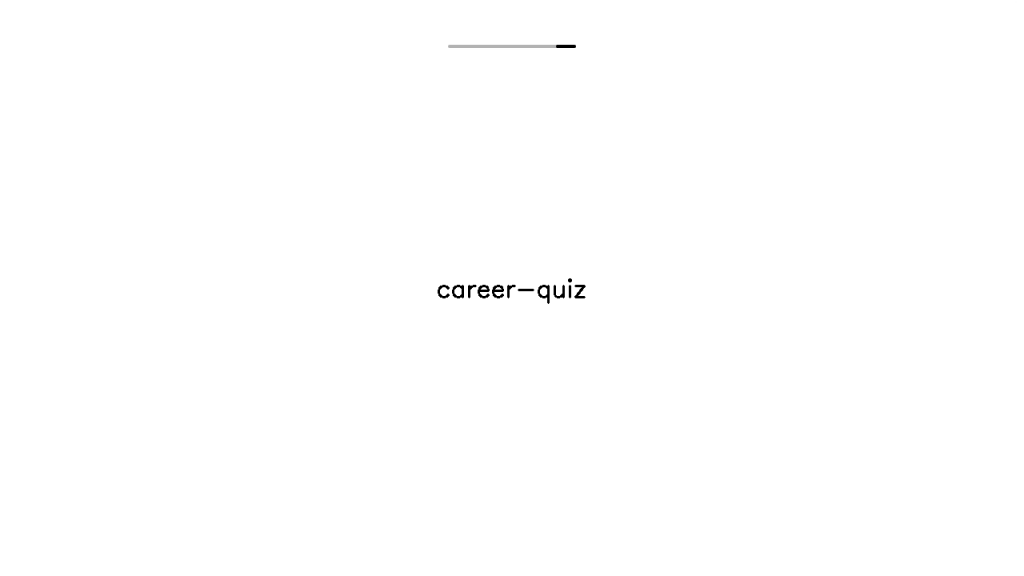 Career Quiz - AI Technology Solution