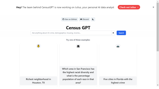 Census GPT - AI Technology Solution