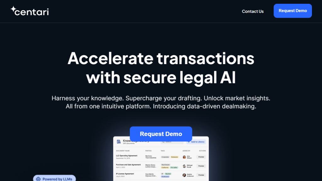 Centari - AI Technology Solution