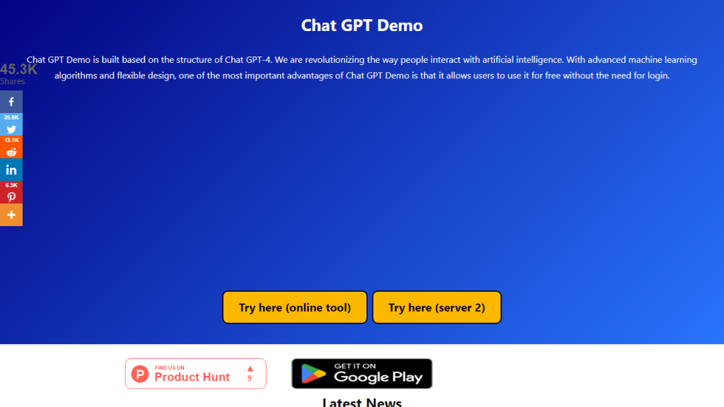 Chat GPT Demo - AI Technology Solution